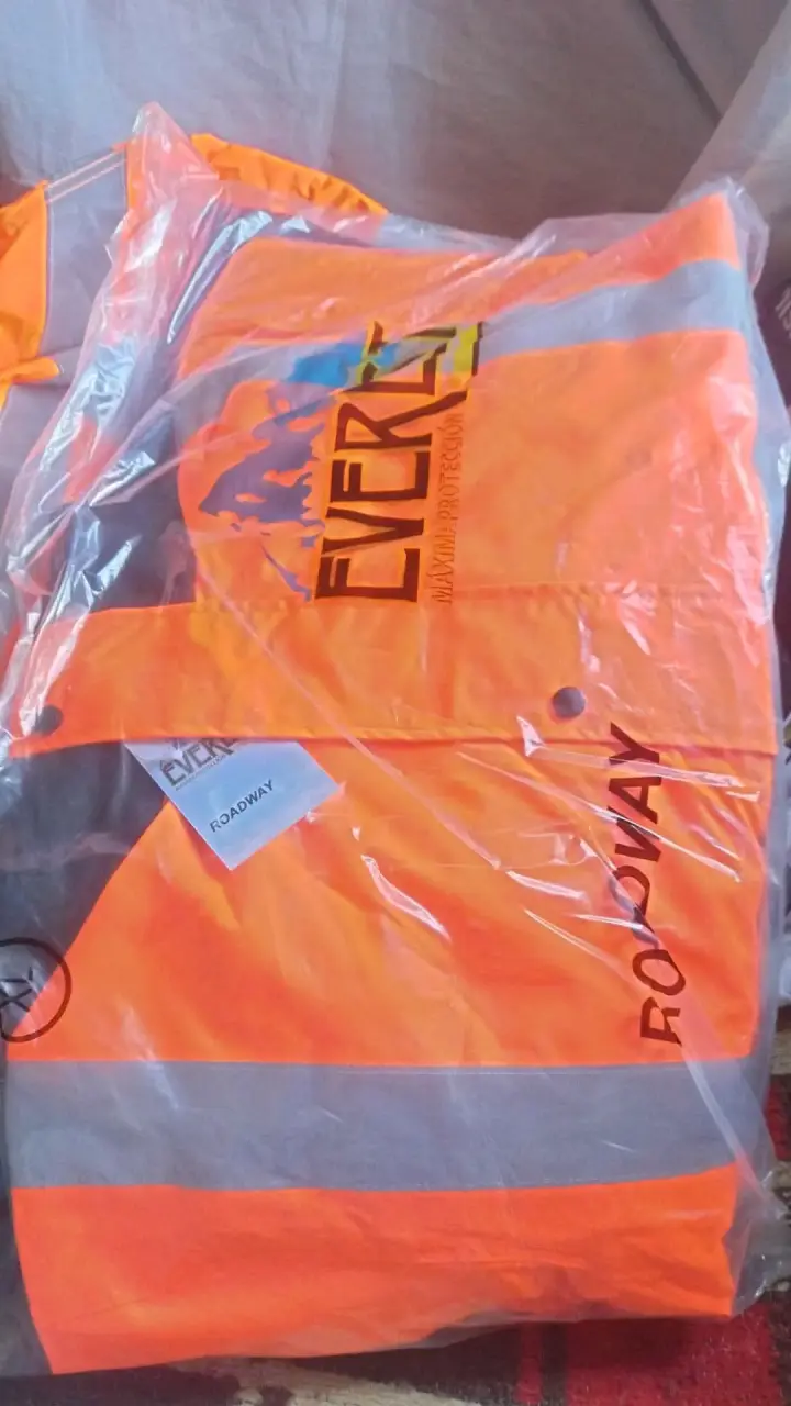 Parka reflectante naranja para hombre - 2