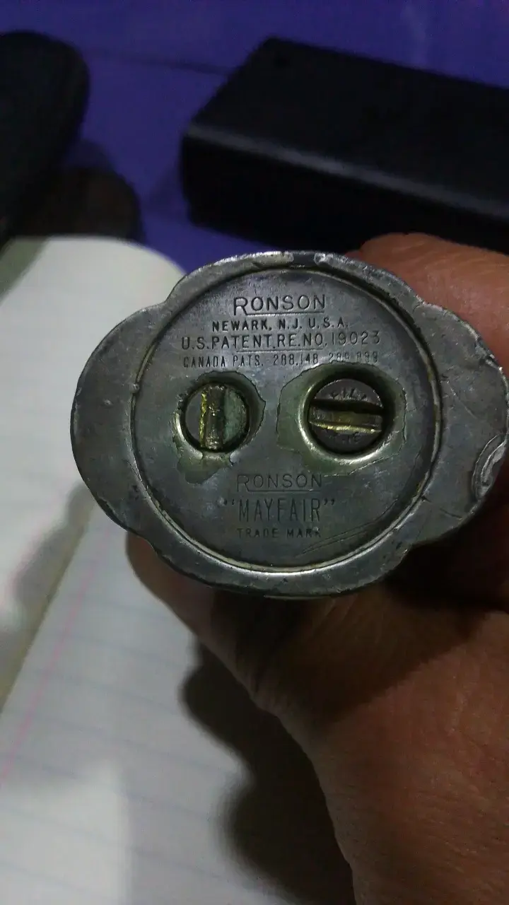 encendedores Ronson 2 pares laminados con Plata 09 - 5