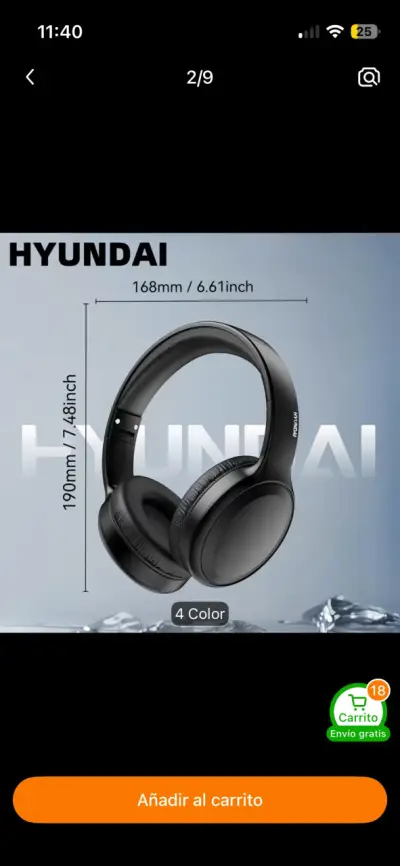 Auriculares inalámbricos Hyundai HY-T02 Max Pink - miniatura 6
