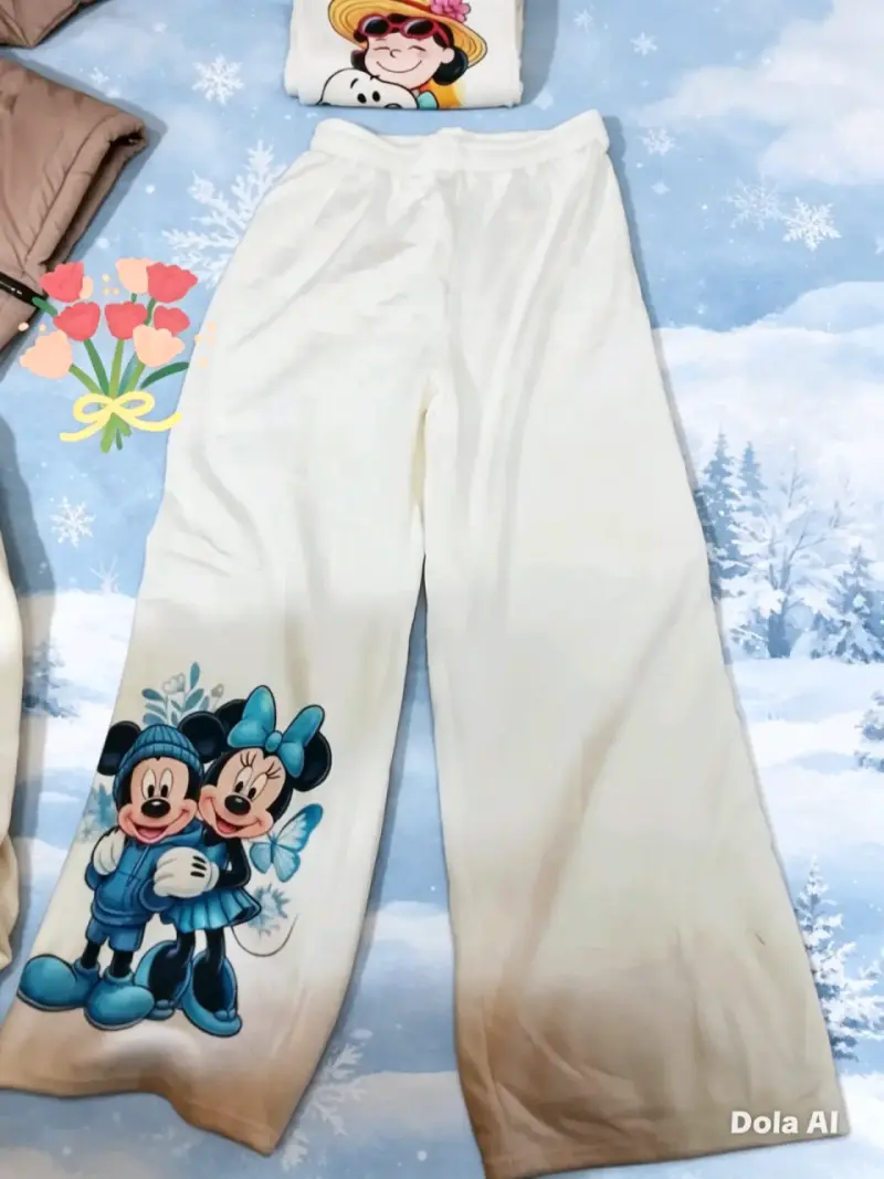 Pantalones palazzo con diseño de Snoopy - 3