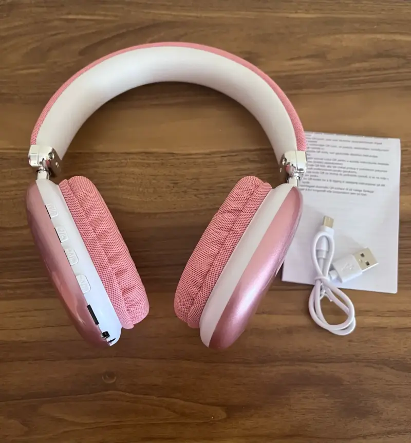 Auriculares inalámbricos Urizons B40 color rosado - 4
