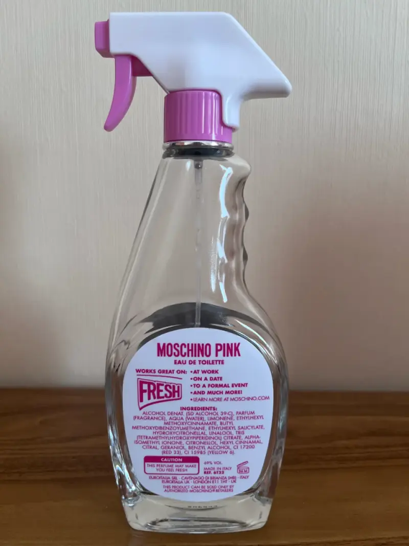 Envase vacío perfume Moschino Pink - 2