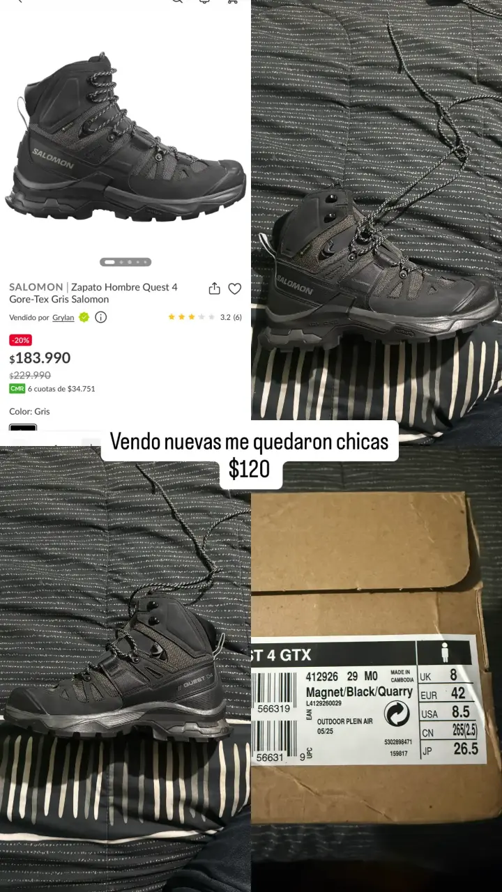 Botas Salomon Quest 4 GTX para hombre