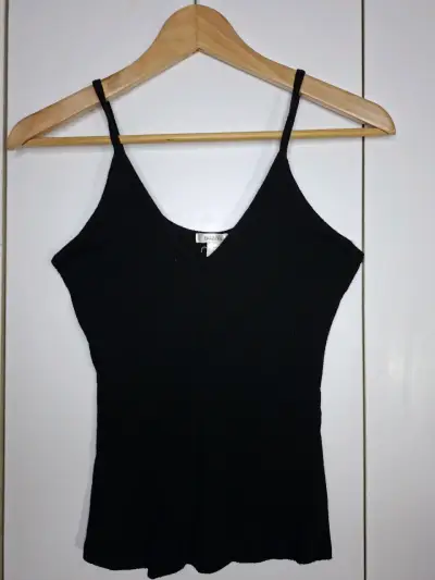 Polera negra de tirantes Bozzolo - miniatura 1