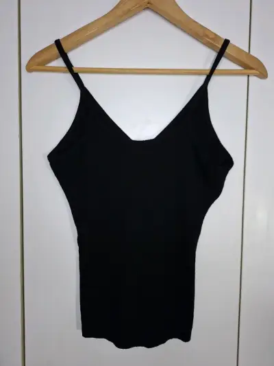 Polera negra de tirantes Bozzolo - miniatura 2
