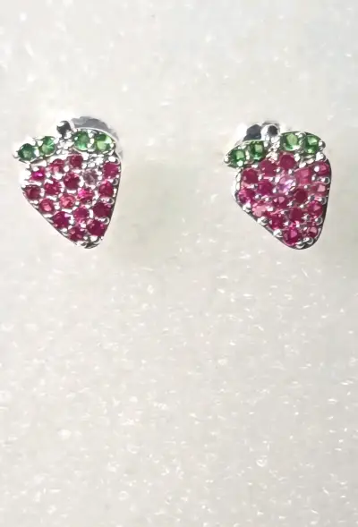 Aros de plata con circonitas - miniatura 4