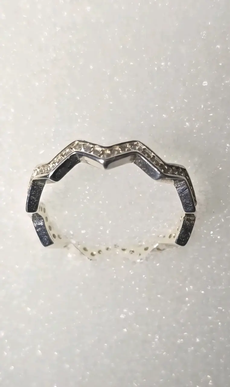 Anillo de plata 925 con diseño Van Cleef y otros - 3
