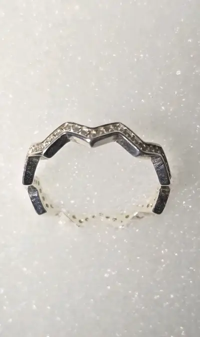 Anillo de plata 925 con diseño Van Cleef y otros - miniatura 3
