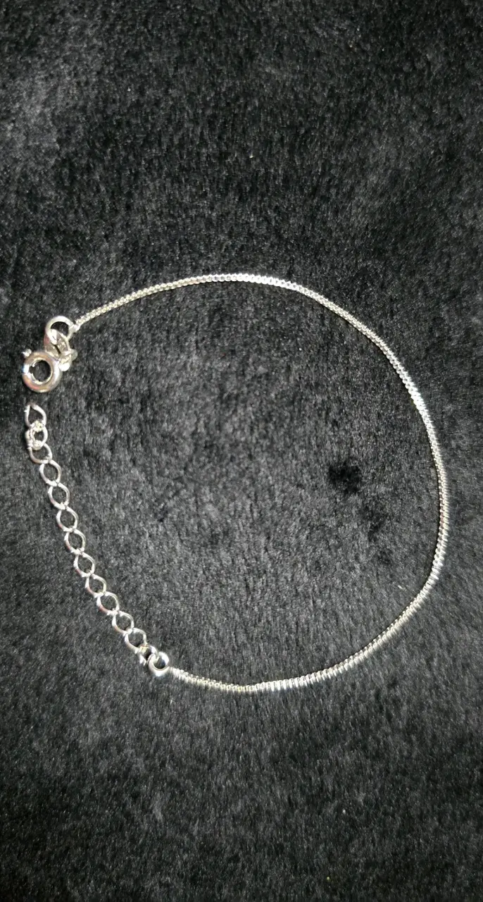 Pulsera multicolor en plata con diseño y cadena - 5
