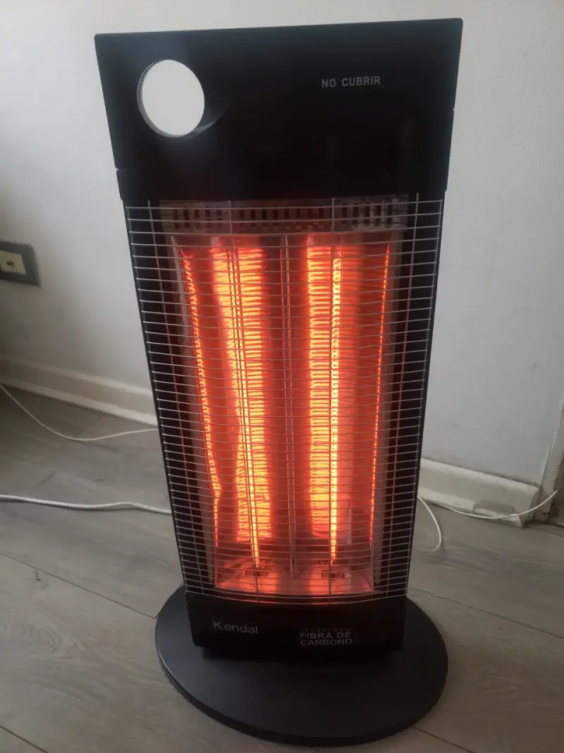 Estufa eléctrica Kendal de fibra de carbono - 1
