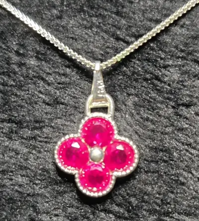 Collar de plata mas dijes exclusivos y modernos - miniatura 4