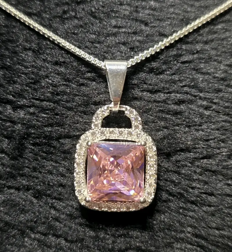 Collar de plata mas dijes exclusivos y modernos - 5