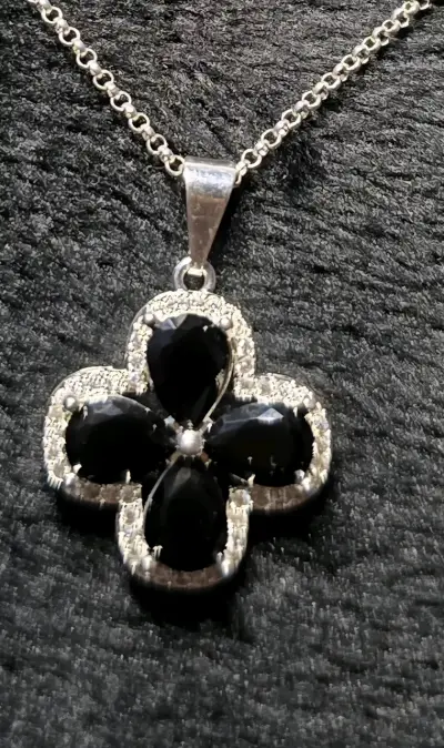 Collar de plata mas dijes exclusivos y modernos - miniatura 6