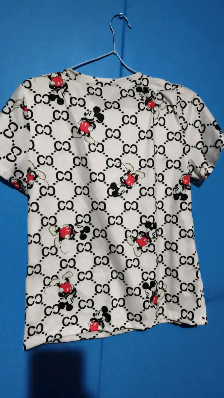 Polera estampada Mickey Mouse blanca - 2