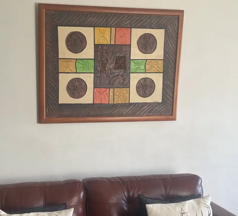 Conjunto de cuadros decorativos étnicos - 2