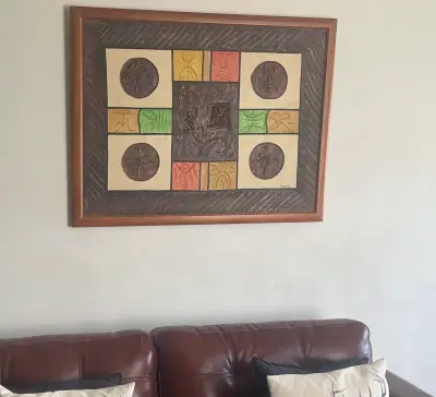 Conjunto de cuadros decorativos étnicos - miniatura 2