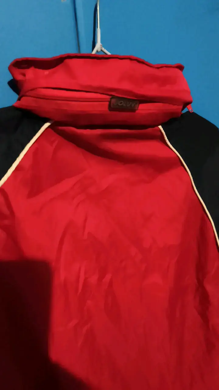 Corta vientos roja y negra Joluvi - 5