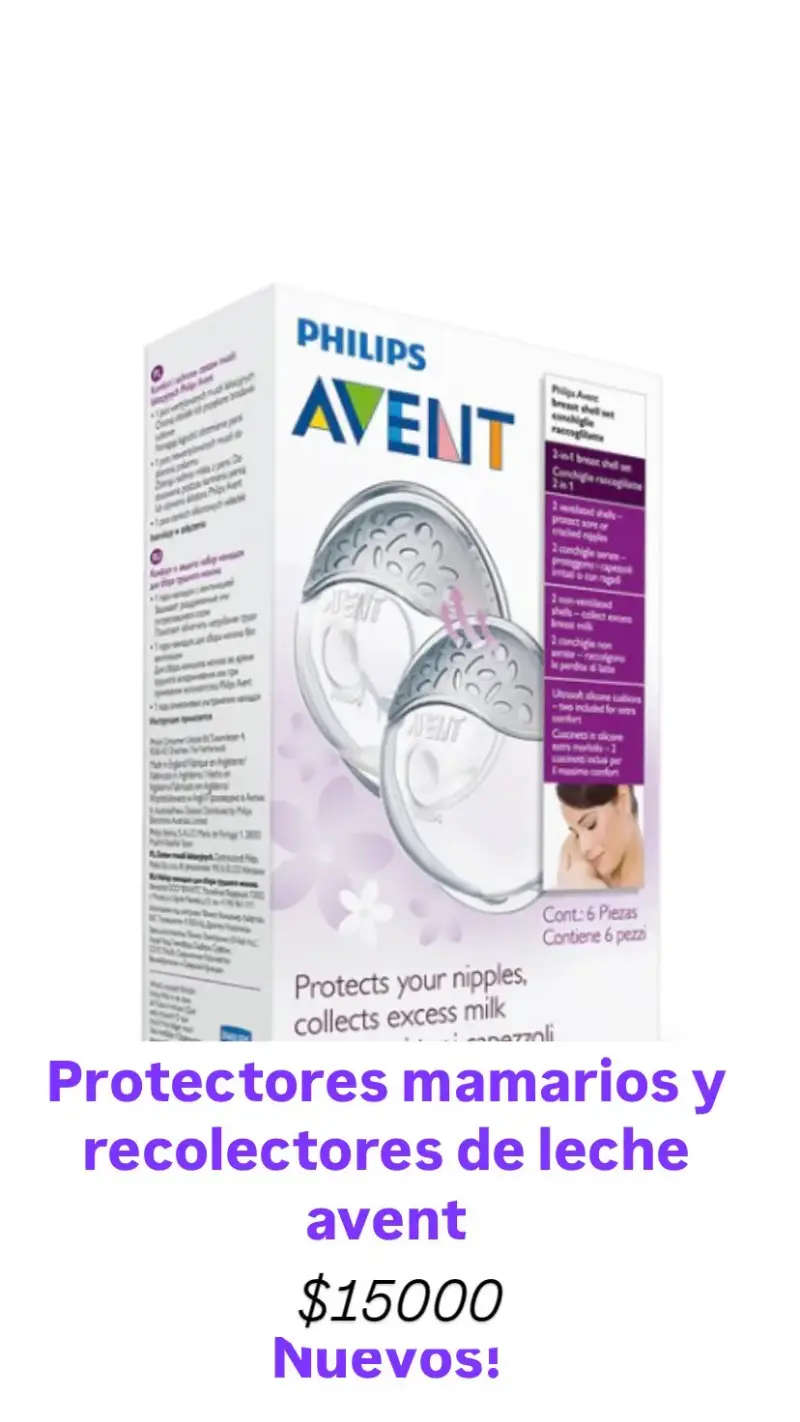 Protectores mamarios y recolectores Avent nuevos