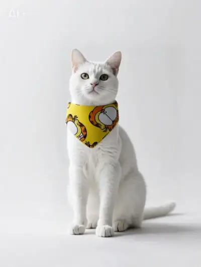 Collar tipo bandana para gatos - miniatura 1