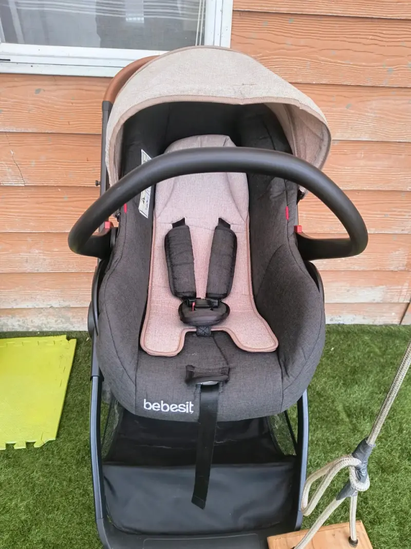 Coche de bebé Bebessi con capota ajustable - 5