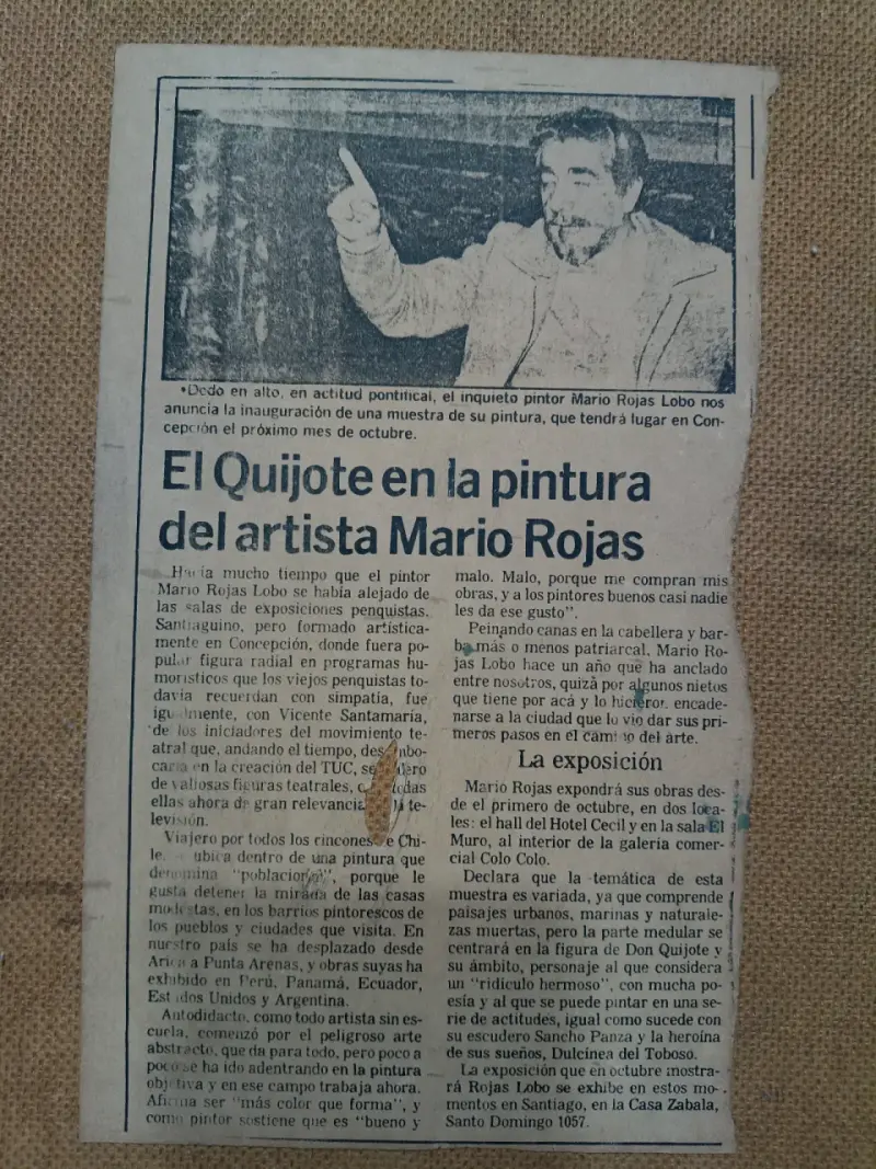 Óleo Sobre Tabla Mario Rojas Lobos Marina - 6