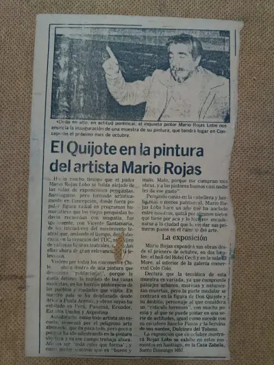 Óleo Sobre Tabla Mario Rojas Lobos Marina - miniatura 6
