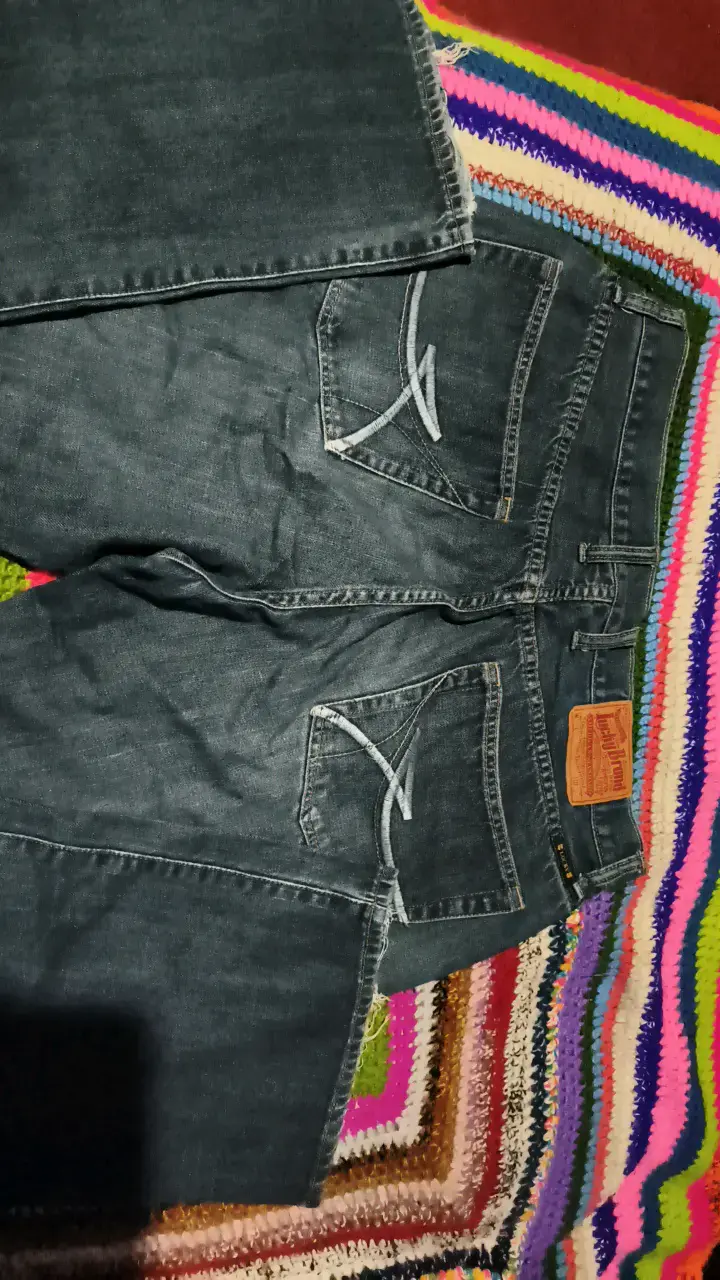 Jeans lucky brand azul oscuro para hombre o muje - 1