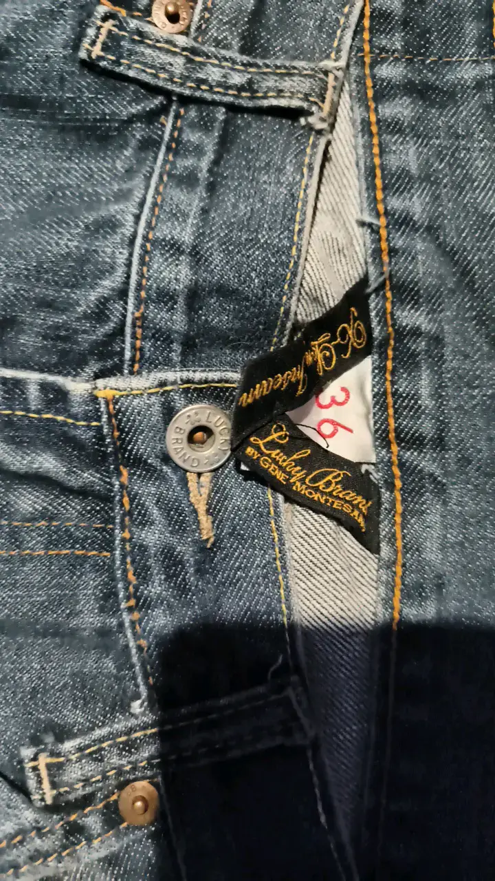 Jeans lucky brand azul oscuro para hombre o muje - 5