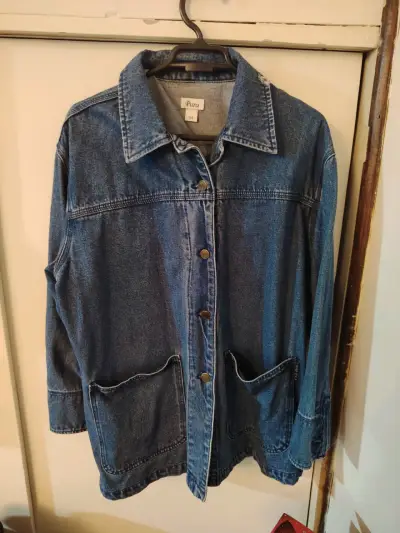 Chaqueta de mezclilla para mujer talla M - miniatura 1