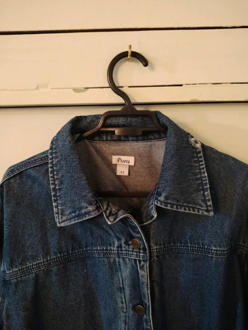 Chaqueta de mezclilla para mujer talla M - 2