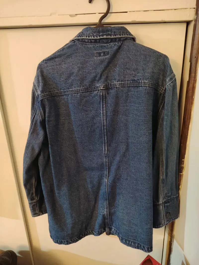 Chaqueta de mezclilla para mujer talla M - 4