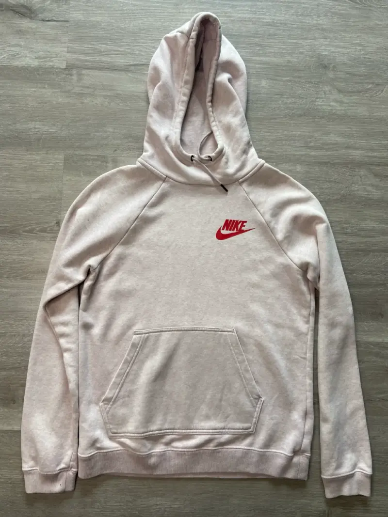 Polerón Nike con capucha beige unisex - 2
