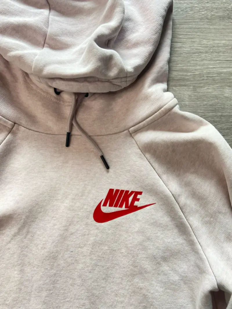 Polerón Nike con capucha beige unisex - 3