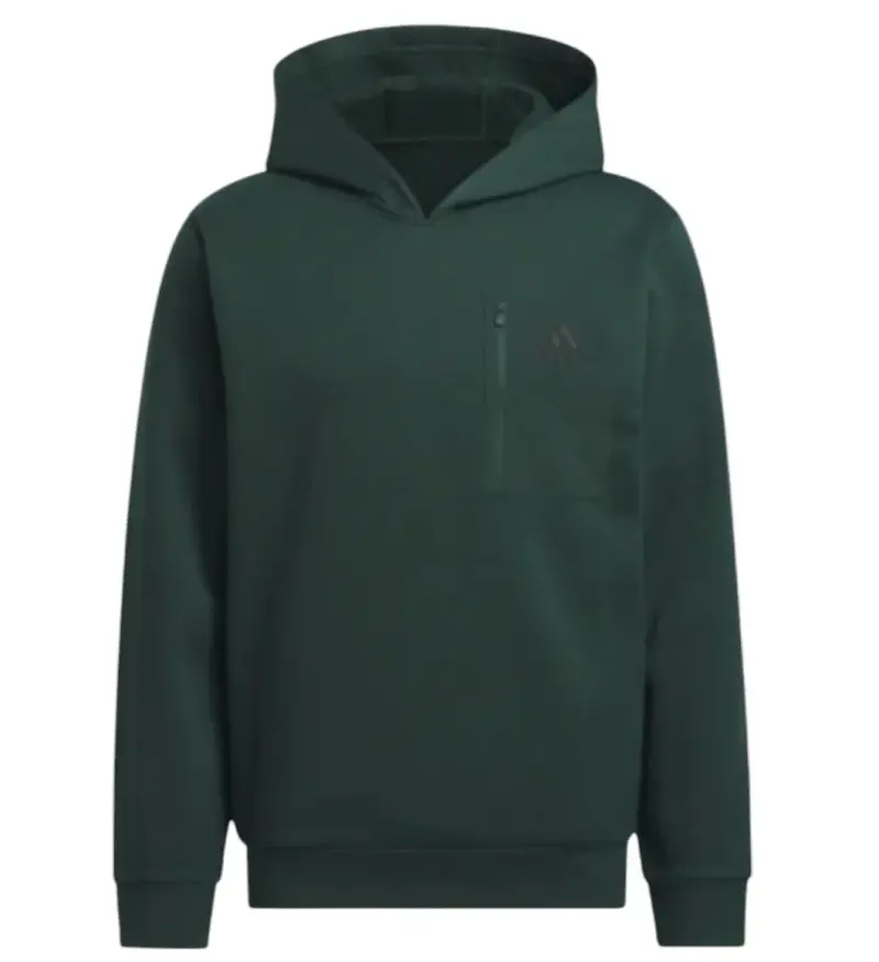 Polerón con capucha Adidas Verde Oscuro Talla L - 1