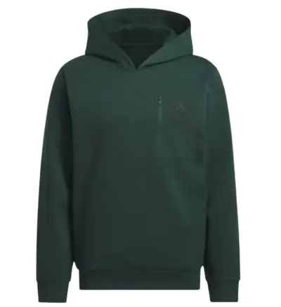 Polerón con capucha Adidas Verde Oscuro Talla L - miniatura 1