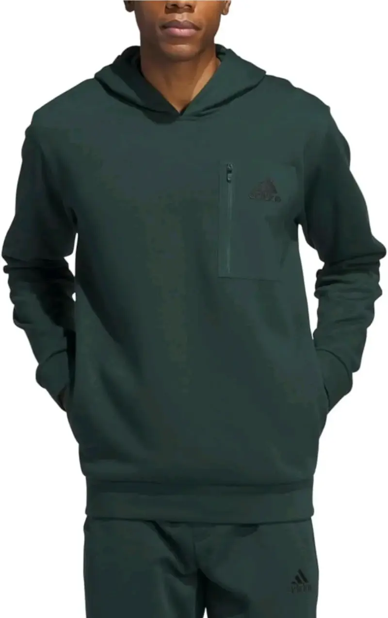 Polerón con capucha Adidas Verde Oscuro Talla L - 2