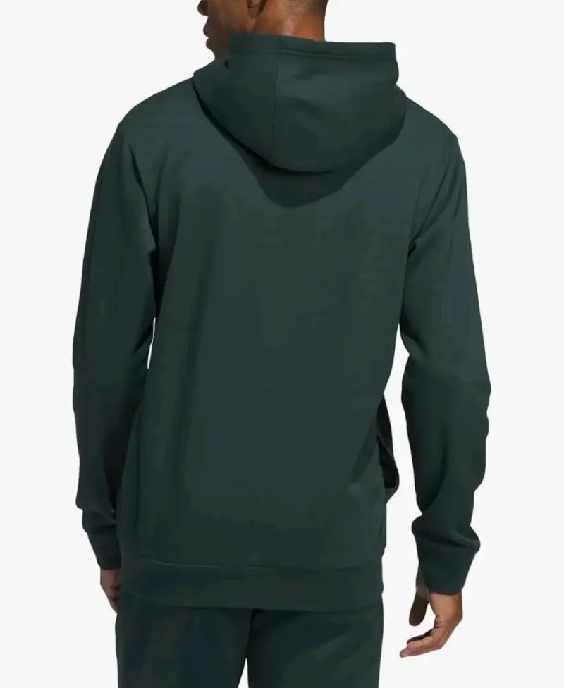 Polerón con capucha Adidas Verde Oscuro Talla L - 5