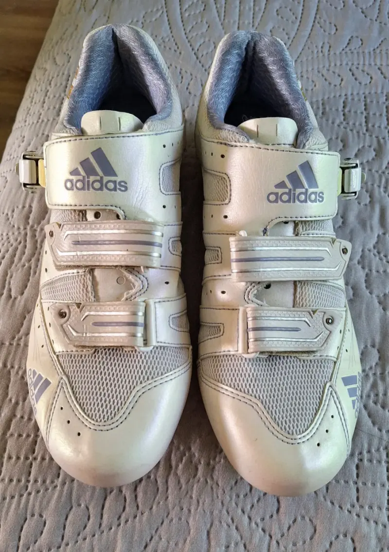 Zapatillas de ciclismo Adidas blancas - 3