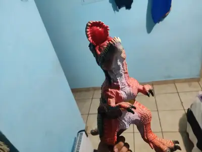 Figura de dinosaurio pterodáctilo naranja - miniatura 4