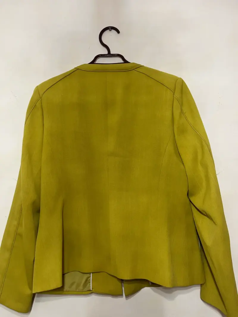 Chaqueta verde lima con cierre - 2