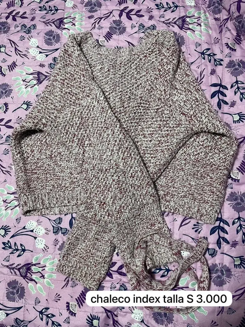 Chaleco tejido Index talla S