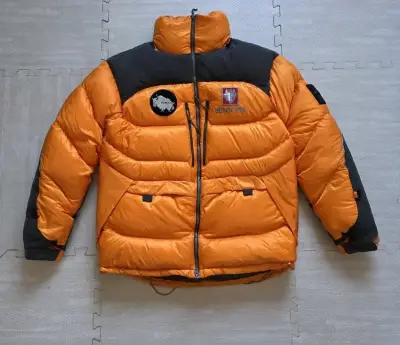 Chaqueta acolchada Black Yak naranja y negra - miniatura 1
