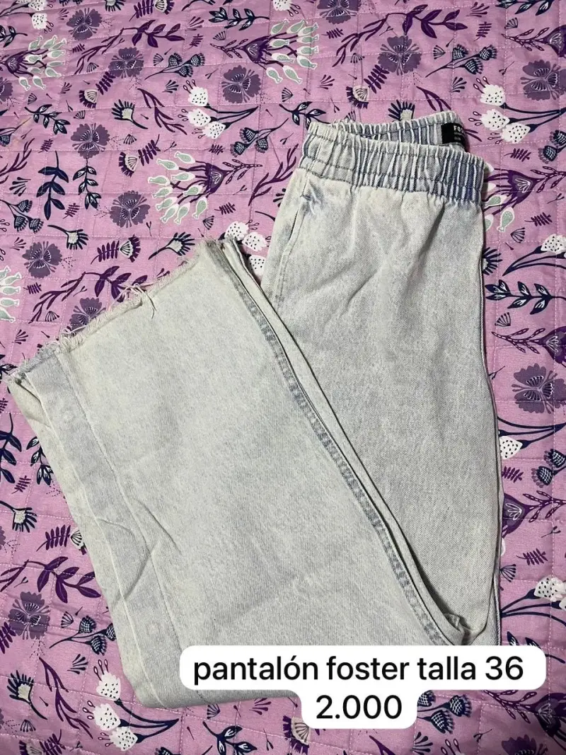 Pantalón Foster gris talla 36