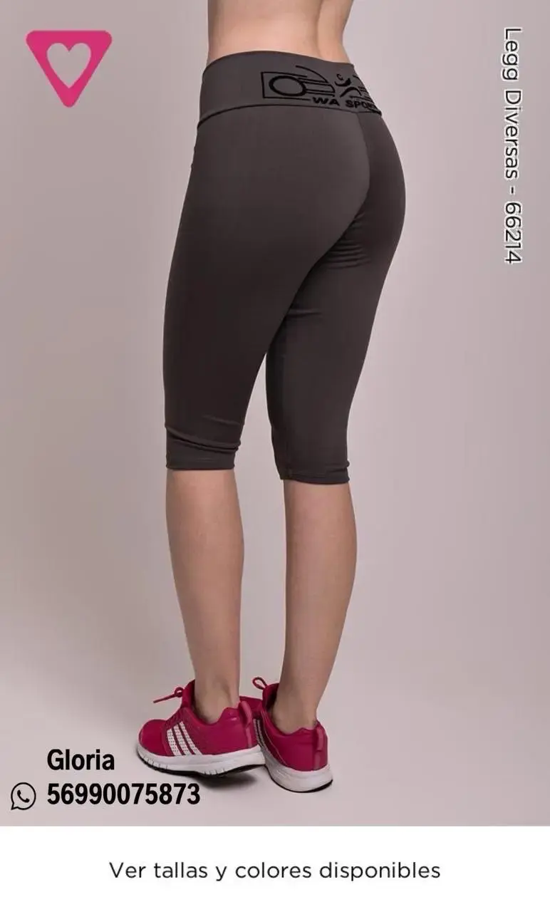 Calzas deportivas grises para mujer