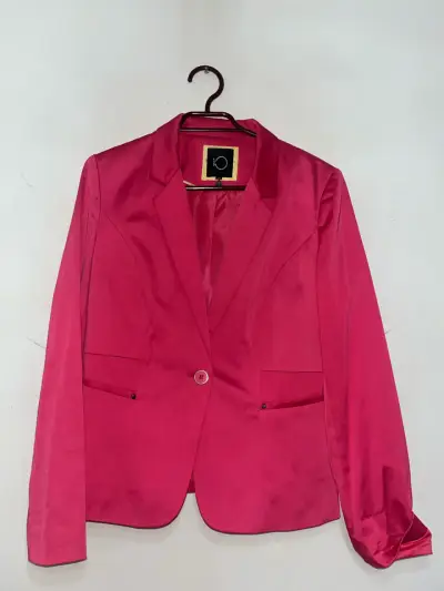 Blazer fucsia elegante para mujer - miniatura 1
