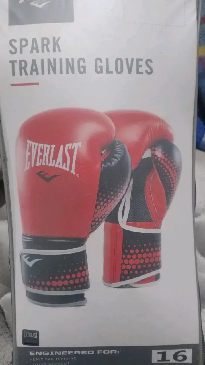 Guantes de boxeo Everlast Spark rojos - 1