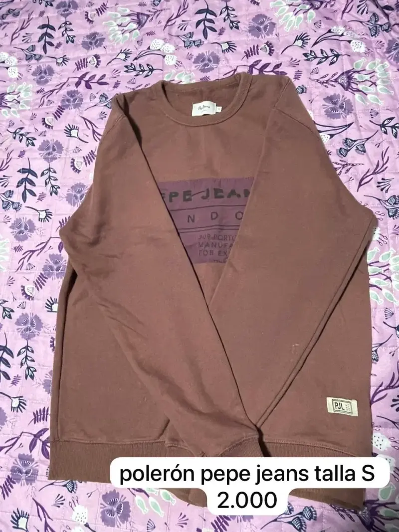 Polerón Pepe Jeans marrón talla S