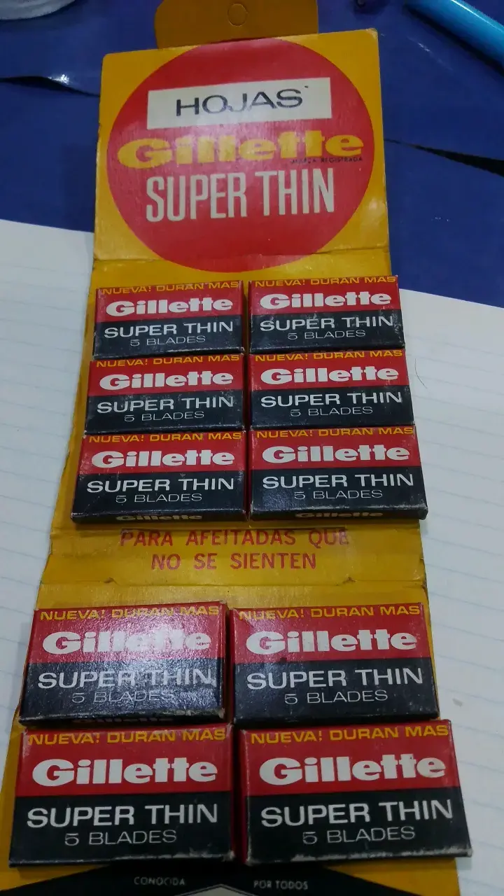 Hojas de afeitar Gillette Super Thin