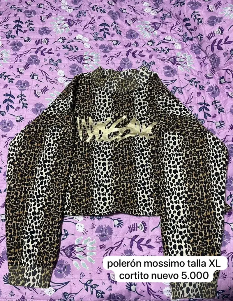 Polerón Mossimo animal print talla XL