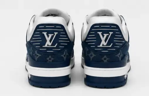 Zapatillas Louis Vuitton azul y blanco - 3